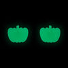 Pumpkin Glow in the Dark Resin Stud Earrings