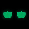 Pumpkin Glow in the Dark Resin Stud Earrings