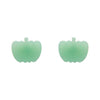 Pumpkin Glow in the Dark Resin Stud Earrings