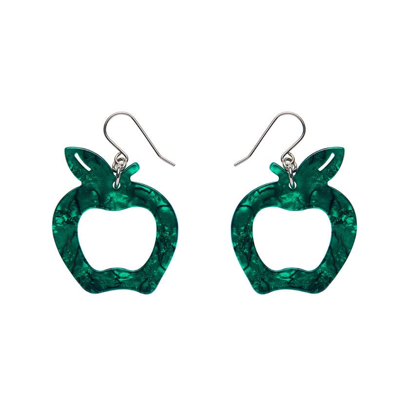 Apple earrings discount