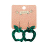 Erstwilder Essentials Eaten Apple Ripple Resin Drop Earrings - Green AG1EE09