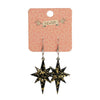 Erstwilder Essentials Starburst Chunky Glitter Resin Drop Earrings - Gold EE1002-CG6500