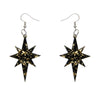 Erstwilder Essentials Starburst Chunky Glitter Resin Drop Earrings - Gold EE1002-CG6500