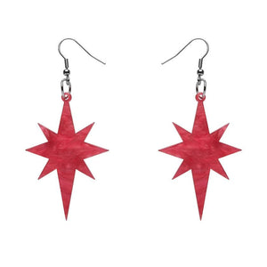 Erstwilder Essentials Starburst Ripple Resin Drop Earrings - Pink EE1002-RI2000