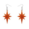 Erstwilder Essentials Starburst Ripple Resin Drop Earrings - Orange EE1002-RI6100