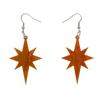 Erstwilder Essentials Starburst Ripple Resin Drop Earrings - Gold EE1002-RI6500