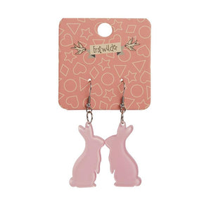 Erstwilder Essentials Bunny Bubble Resin Drop Earrings - Pink EE1007-BU2000
