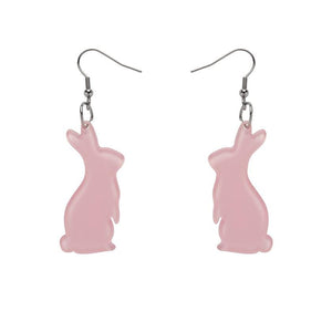 Erstwilder Essentials Bunny Bubble Resin Drop Earrings - Pink EE1007-BU2000