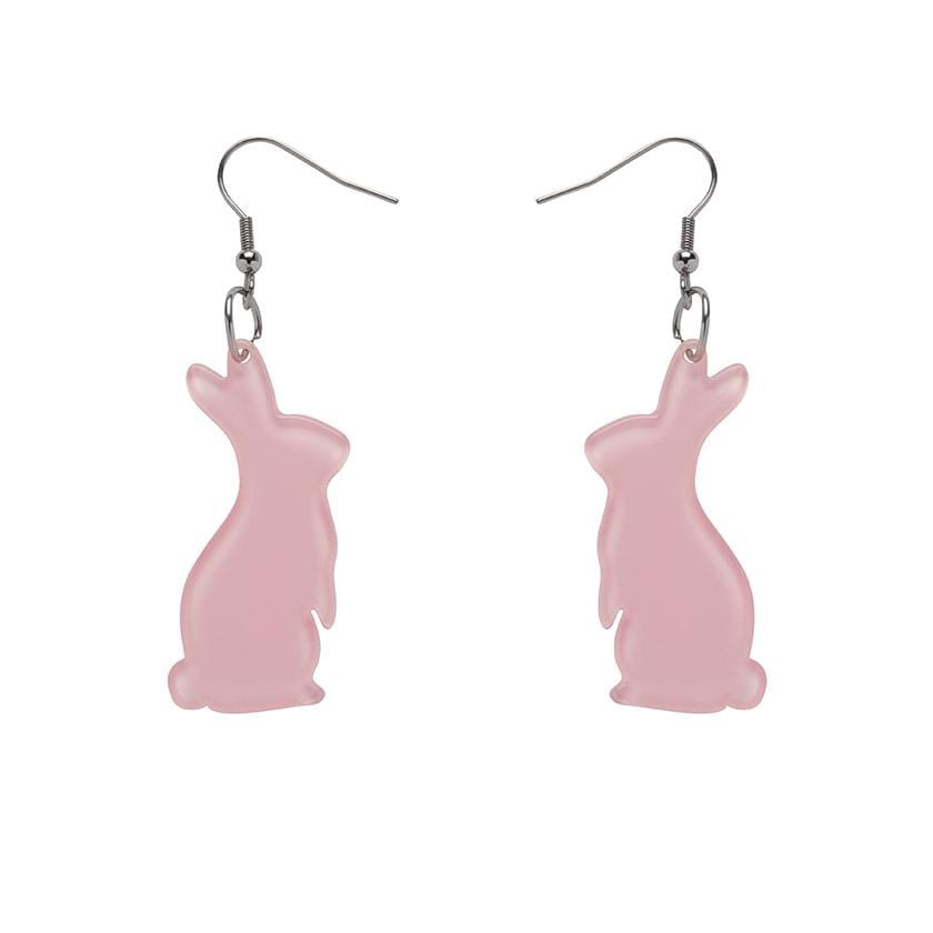 Erstwilder Essentials Bunny Bubble Resin Drop Earrings - Pink EE1007-BU2000