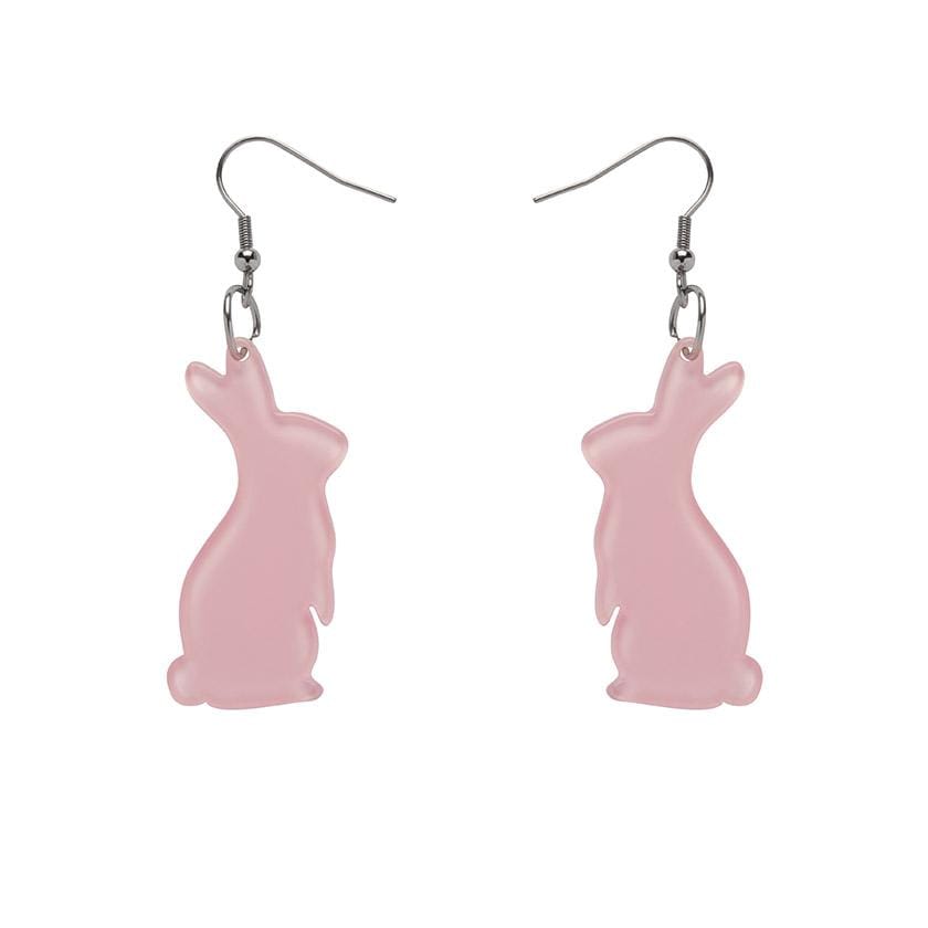 Erstwilder Essentials Bunny Bubble Resin Drop Earrings - Pink EE1007-BU2000