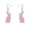Bunny Bubble Resin Drop Earrings - Pink
