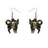 Erstwilder Essentials Cat Chunky Glitter Resin Drop Earrings - Yellow EE1012-CG6000