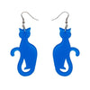 Erstwilder Essentials Sitting Cat Bubble Resin Drop Earrings - Blue EE1017-BU3000