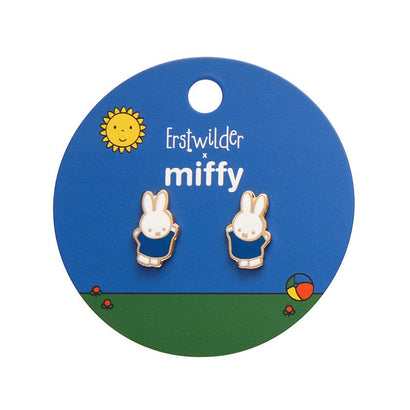 Erstwilder Miffy Enamel Stud Earrings EGAT103