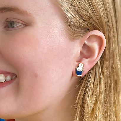 Erstwilder Miffy Enamel Stud Earrings EGAT103