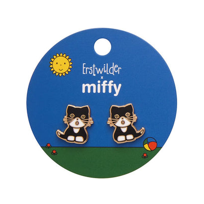 Erstwilder Miffy's Kitten Enamel Stud Earrings EGAT105