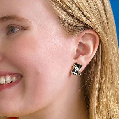 Erstwilder Miffy's Kitten Enamel Stud Earrings EGAT105