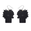 Catmen Miranda Drop Earrings  -  Erstwilder  -  Quirky Resin and Enamel Accessories