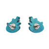 Pod Dweller Stud Earrings  -  Erstwilder  -  Quirky Resin and Enamel Accessories