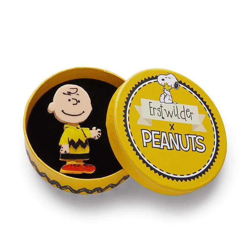 Erstwilder Charlie Brown Brooch BH7168-6081