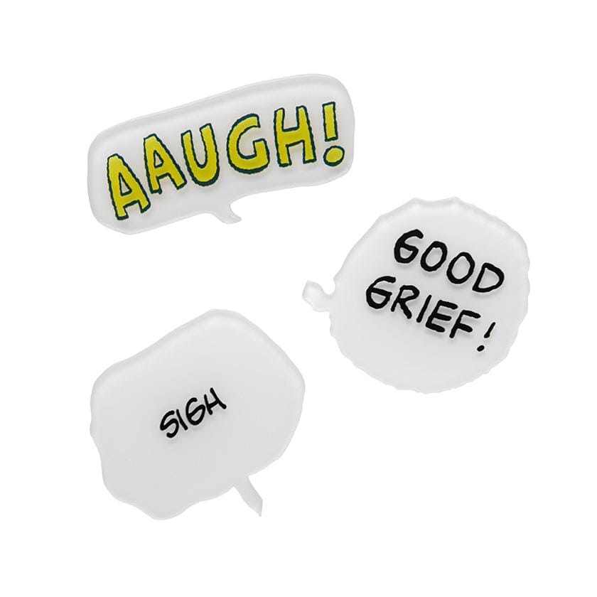 Erstwilder Good Grief! Brooch Set BH7183-8070