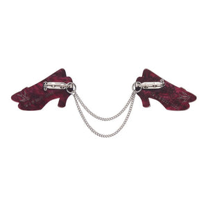 Erstwilder Ruby Slippers Double Brooch AG1BH02