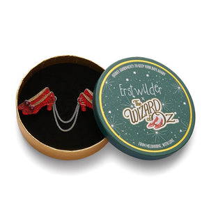 Erstwilder Ruby Slippers Double Brooch AG1BH02