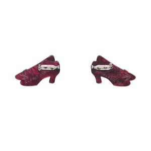 Erstwilder Ruby Slippers Double Brooch AG1BH02