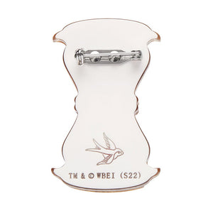 Erstwilder Hourglass Brooch AG1BH14