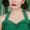 Emerald Brooch