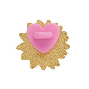 Erstwilder Salubrious Sunflower Enamel Pin EP0002-6090