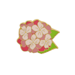 Erstwilder Heartfelt Hydrangea Enamel Pin EP0020-2040