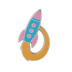 Erstwilder Radical Rocket Ship Enamel Pin EP0004-4460