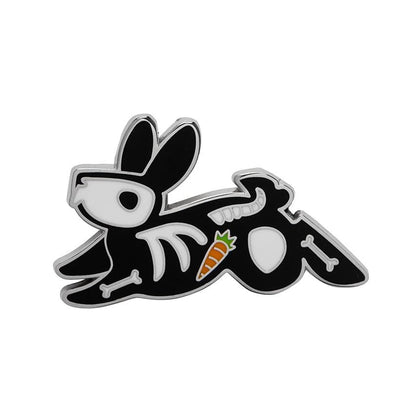 Erstwilder Bunny Bones Enamel Pin EP0060-7080