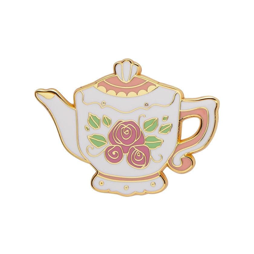 Erstwilder Traditional Teapot Enamel Pin EP0007-8020