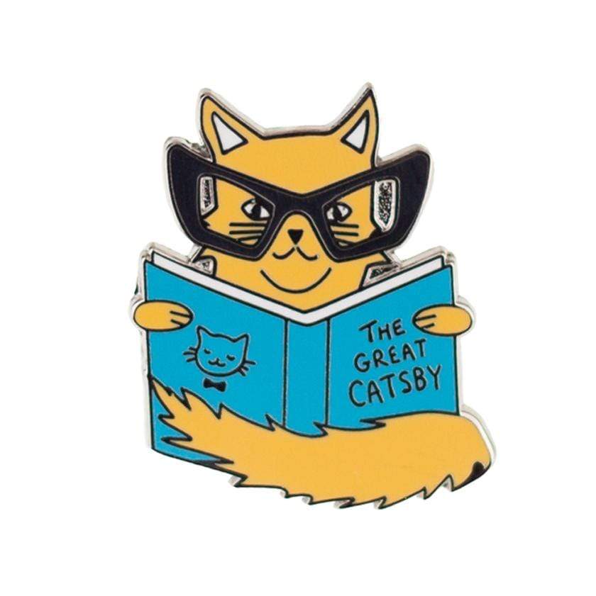 Erstwilder Puss In Books Enamel Pin EP0085-6333