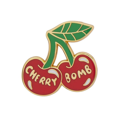 Erstwilder Cherry Bomb Enamel Pin EP0011-1040