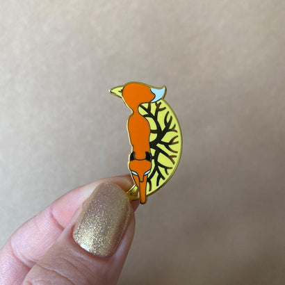 Erstwilder The Prowling Fox Enamel Pin EP0129-6163