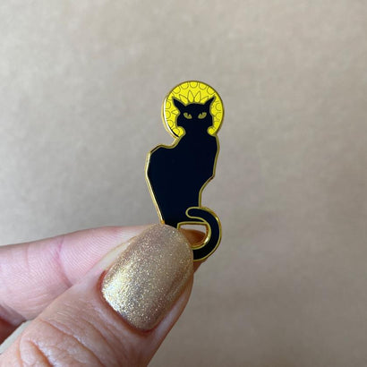 Erstwilder Le Chat Noir Enamel Pin EP0136-7060