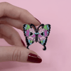 Fright of the Butterfly Enamel Pin