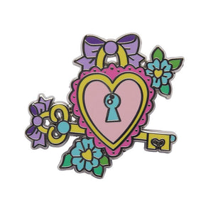 Erstwilder Lock and Key Enamel Pin EP0150-2000