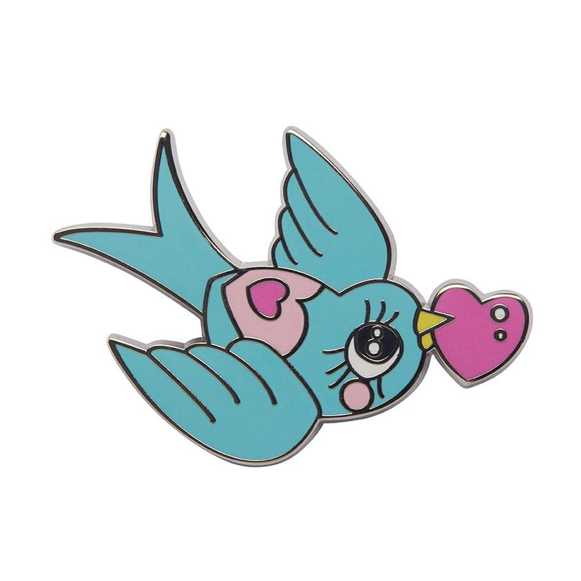 Erstwilder Piper the Love Bird Enamel Pin EP0153-3000