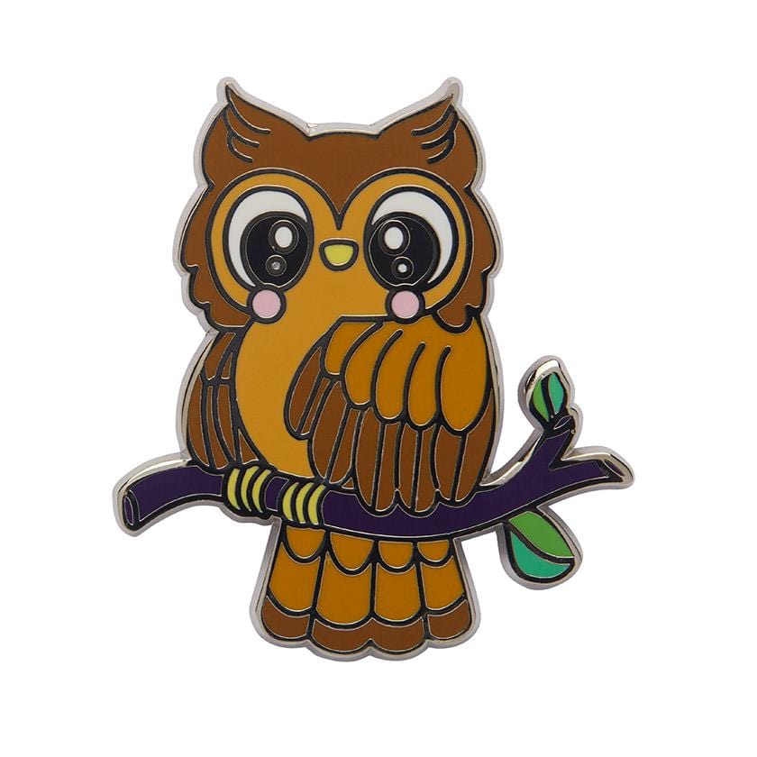 Erstwilder Owl Eyes on You Enamel Pin EP0154-9000