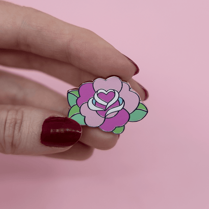 Erstwilder Roses are Red Enamel Pin EP0155-1000