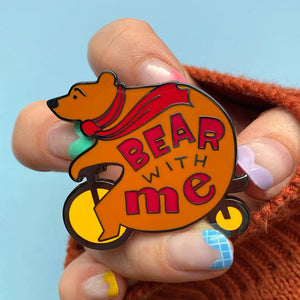 Erstwilder Bear With Me Enamel Pin EP0164-9000