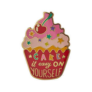 Erstwilder Cake it Easy on Yourself Enamel Pin EP0166-0100