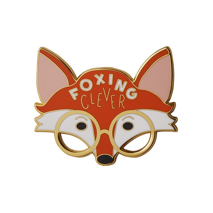 Erstwilder Foxing Clever Enamel Pin EP0172-9000