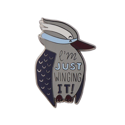 Erstwilder Just Winging It Enamel Pin EP0177-3000
