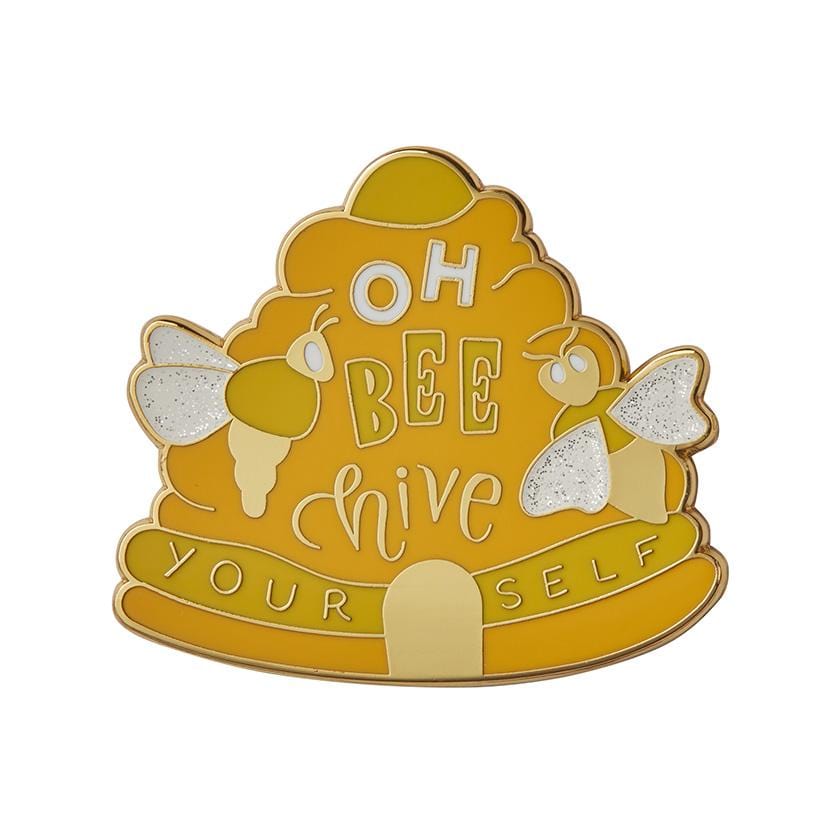 Erstwilder Oh Bee Hive Enamel Pin EP0183-6000