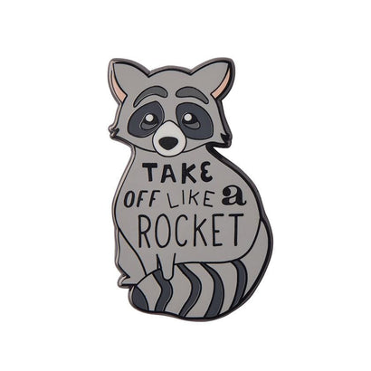 Erstwilder Take Off Like a Rocket Enamel Pin EP0185-7100